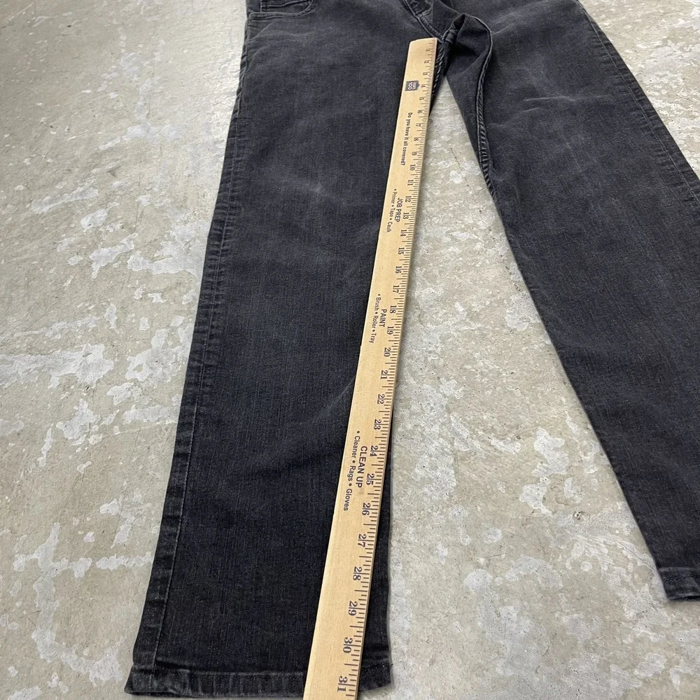 Dearborn‎ Denim Jeans Mens 35 Black Pants USA Straight Stretch Fits 35x31